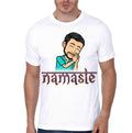 Namaste White T-Shirt Hoodie, Sweatshirt | PureTeeCo.com