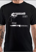 Personal Weapon Business Weapon Half Sleeve  Black T-Shirt Hoodie, Sweatshirt | PureTeeCo.com