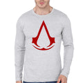 Assassinâ€™s Creed Grey Full Sleeve T-Shirt Style001 Hoodie, Sweatshirt | PureTeeCo.com