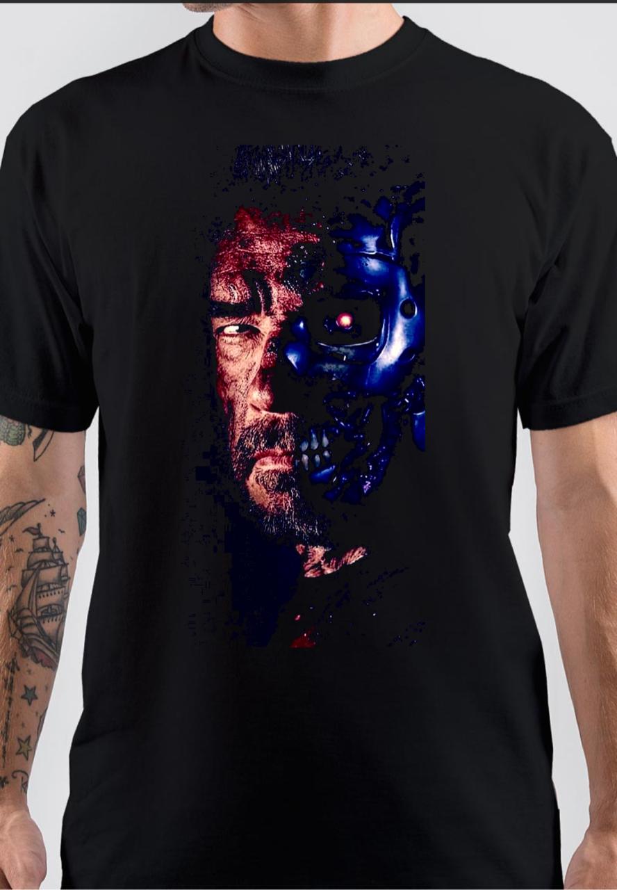 Arnold Schwarzenegger Terminator T-Shirt Hoodie, Sweatshirt | PureTeeCo.com