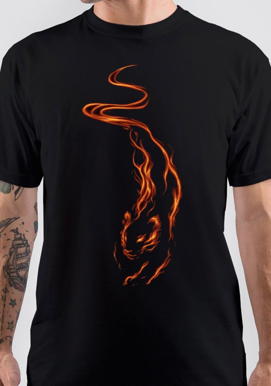 Fire Cat T-Shirt Hoodie, Sweatshirt | PureTeeCo.com