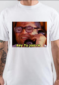 Hera Pheri Half Sleeve White T-Shirt Style004 Hoodie, Sweatshirt | PureTeeCo.com