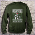 Harambe Loved Christmas Ugly Christmas Sweater