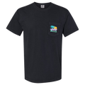 SRPP Black Pocket T-Shirt Hoodie, Sweatshirt | PureTeeCo.com (Image 1)