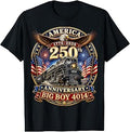 Big Boy 4014 Train Engineer Steam Train Conductor American T-Shirt