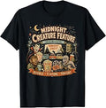 Retro 90s Vampire Frankenstein Midnight Creature Feature T-Shirt