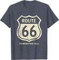 The Mother Road Calls Route 66 Highway Design T-Shirt