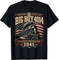 Big Boy 4014 Vintage Steam Locomotive Railroad Train Engine T-Shirt