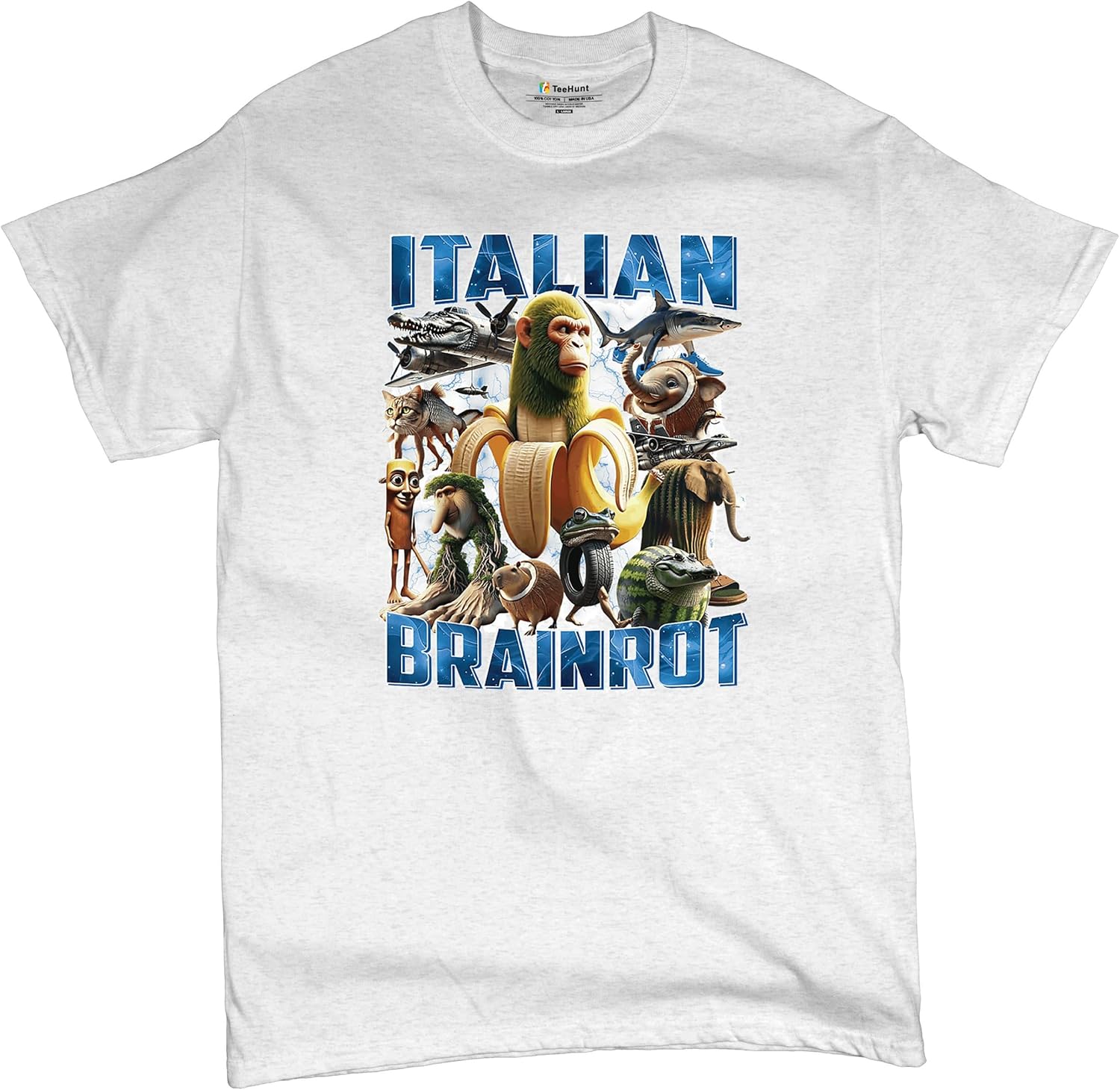 Tee Hunt Italian Brainrot Men's Graphic T-Shirts and Tank Tops