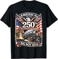 Big Boy 4014 Train America Turns 250 Years Freedom Patriotic T-Shirt