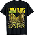 Family Farms Not Data Farm | AI Server Center Protest T-Shirt