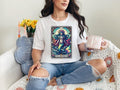 #820 - The Mermaid Tarot -  Print Unisex Crew neck Tee T-shirt Hoodie, Sweatshirt | PureTeeCo.com