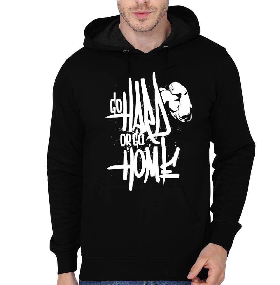 Go Hard Or Go Home Black Hoodie Style001 T-Shirts, Sweatshirt | PureTeeCo.com