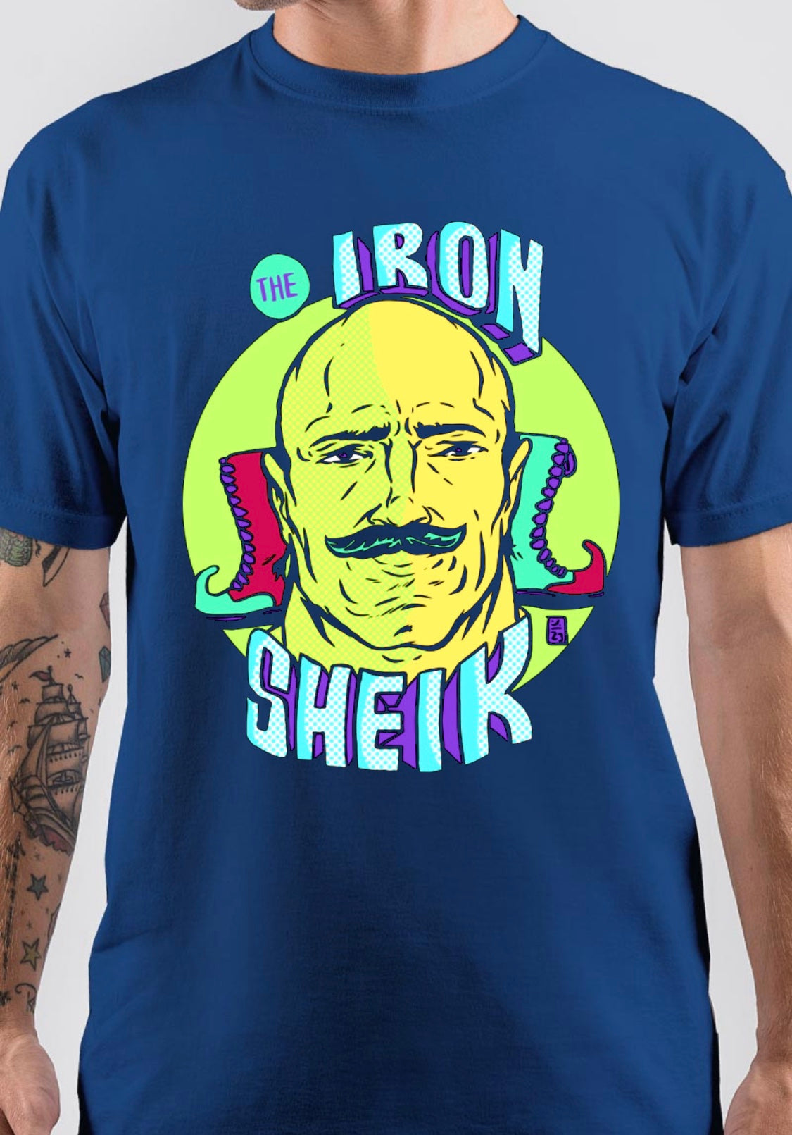 The Iron Sheik T-Shirt Style011 Hoodie, Sweatshirt | PureTeeCo.com