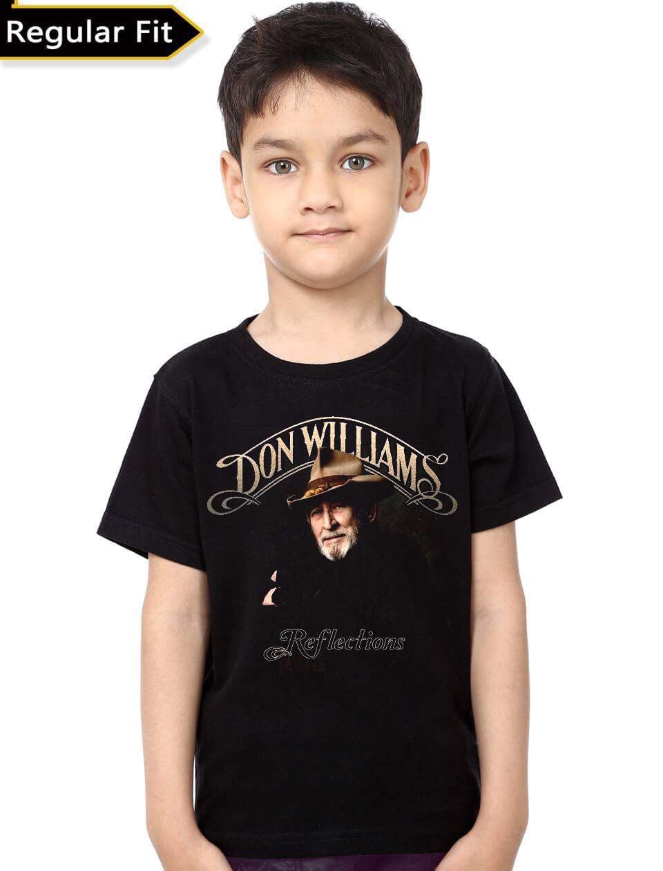 Don Williams Kidâ€™s Black T-Shirt Hoodie, Sweatshirt | PureTeeCo.com