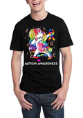 Autism Awareness Black Half Sleeve T-Shirt Hoodie, Sweatshirt | PureTeeCo.com
