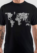 World Map T-Shirt Hoodie, Sweatshirt | PureTeeCo.com
