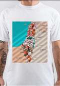Palestine White T-Shirt Hoodie, Sweatshirt | PureTeeCo.com