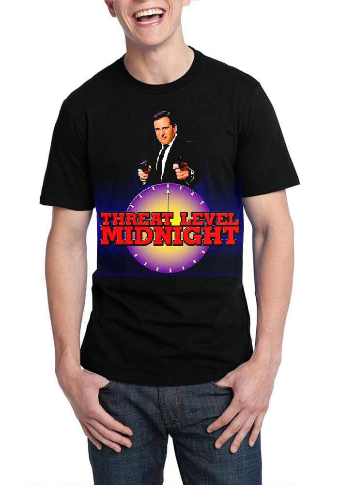 Threat Level Midnight Black T-Shirt Hoodie, Sweatshirt | PureTeeCo.com