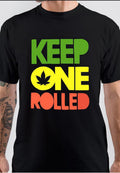 Keep One Rolled Wiz Khalifa T-Shirt Hoodie, Sweatshirt | PureTeeCo.com