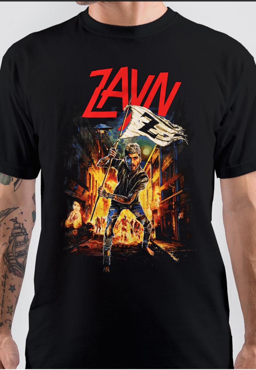 Zyan Malik Iron Maiden T-Shirt Hoodie, Sweatshirt | PureTeeCo.com
