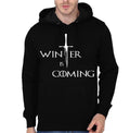 Winter Is Coming Black Hoodie T-Shirts, Sweatshirt | PureTeeCo.com