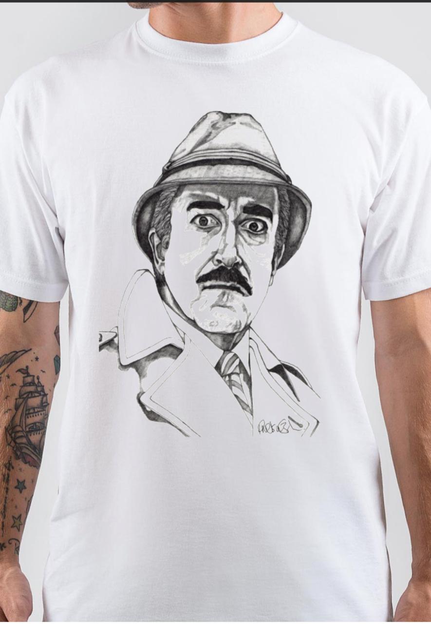 Inspector-Clouseau Sketch T-Shirt Hoodie, Sweatshirt | PureTeeCo.com