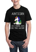 Unicorn Black Half Sleeve T-Shirt Hoodie, Sweatshirt | PureTeeCo.com