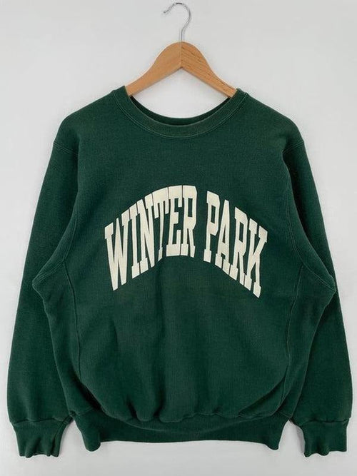 90's Winter Park Vintage College Sweatshirt - Made in USA - Cotton, Menswear Hoodie Sweaters T-Shirts | PureTeeCo.com