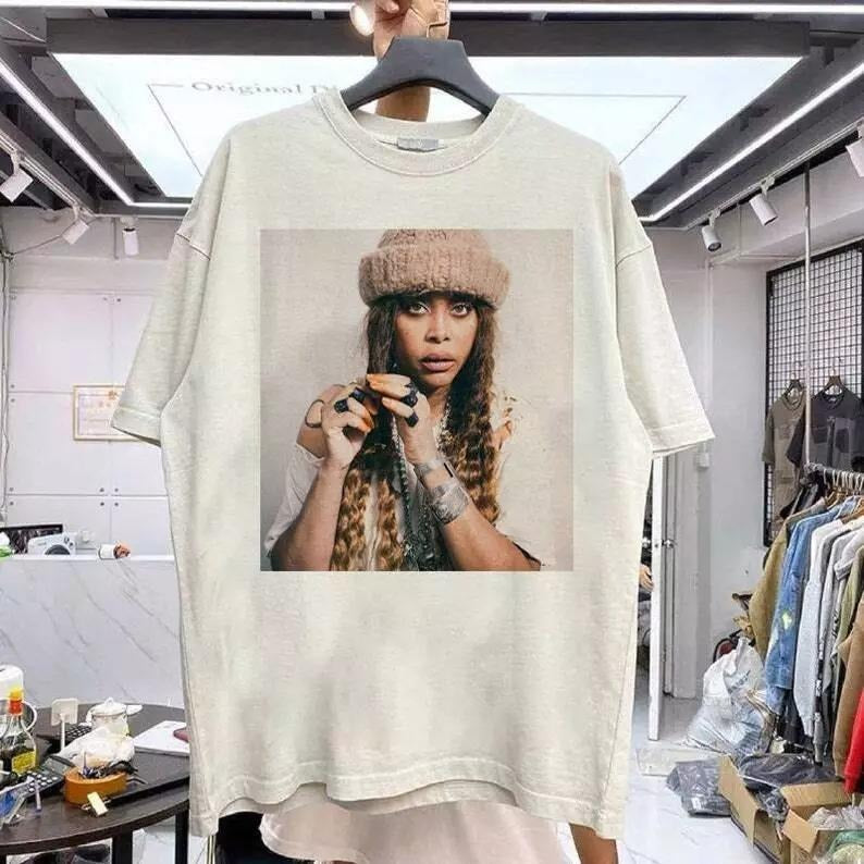 90s Erykah Badu Tshirt, Erykah Badu Gift For Men Women Tshirt S-5XL KH3705 Hoodie, Sweatshirt | PureTeeCo.com