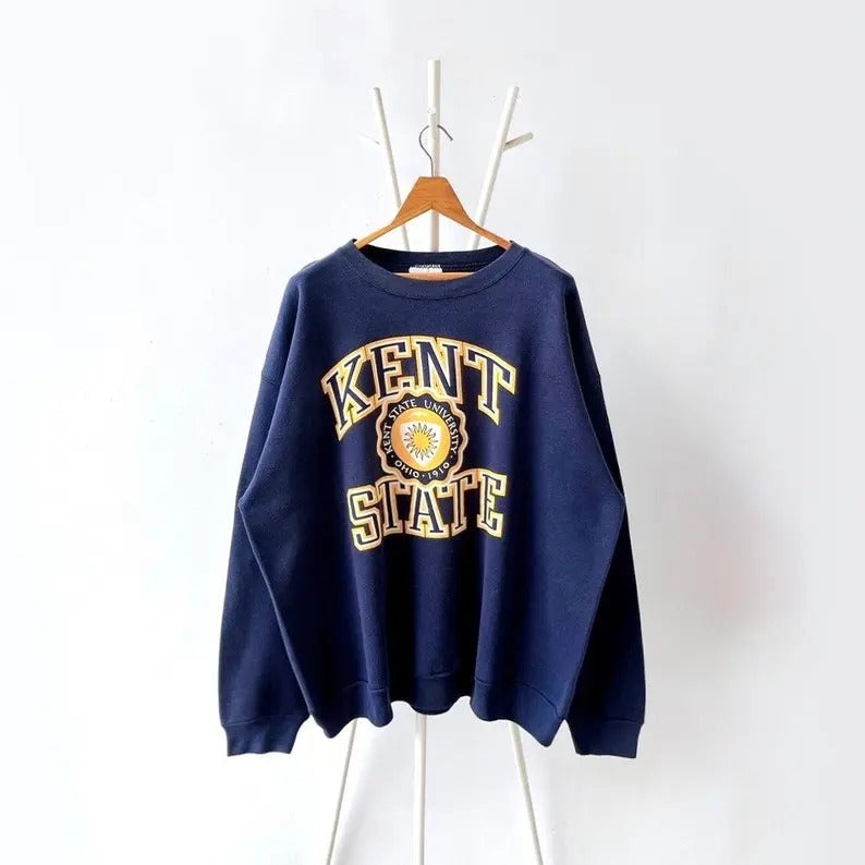 90s Kent State University crewneck sweatshirt T-Shirts, Hoodie | PureTeeCo.com