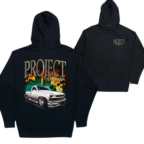 90s Style Chevy OBS 2 Sides Hoodie, Pickup Truck Graphic Hoodie for Supercar Enthusiasts, Unisex Cotton Casual Top for...