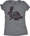 Crazy Dog T-Shirts Womens Mama Bunny T Shirt Cute Adorable Easter Gift Faith Tee for Ladies