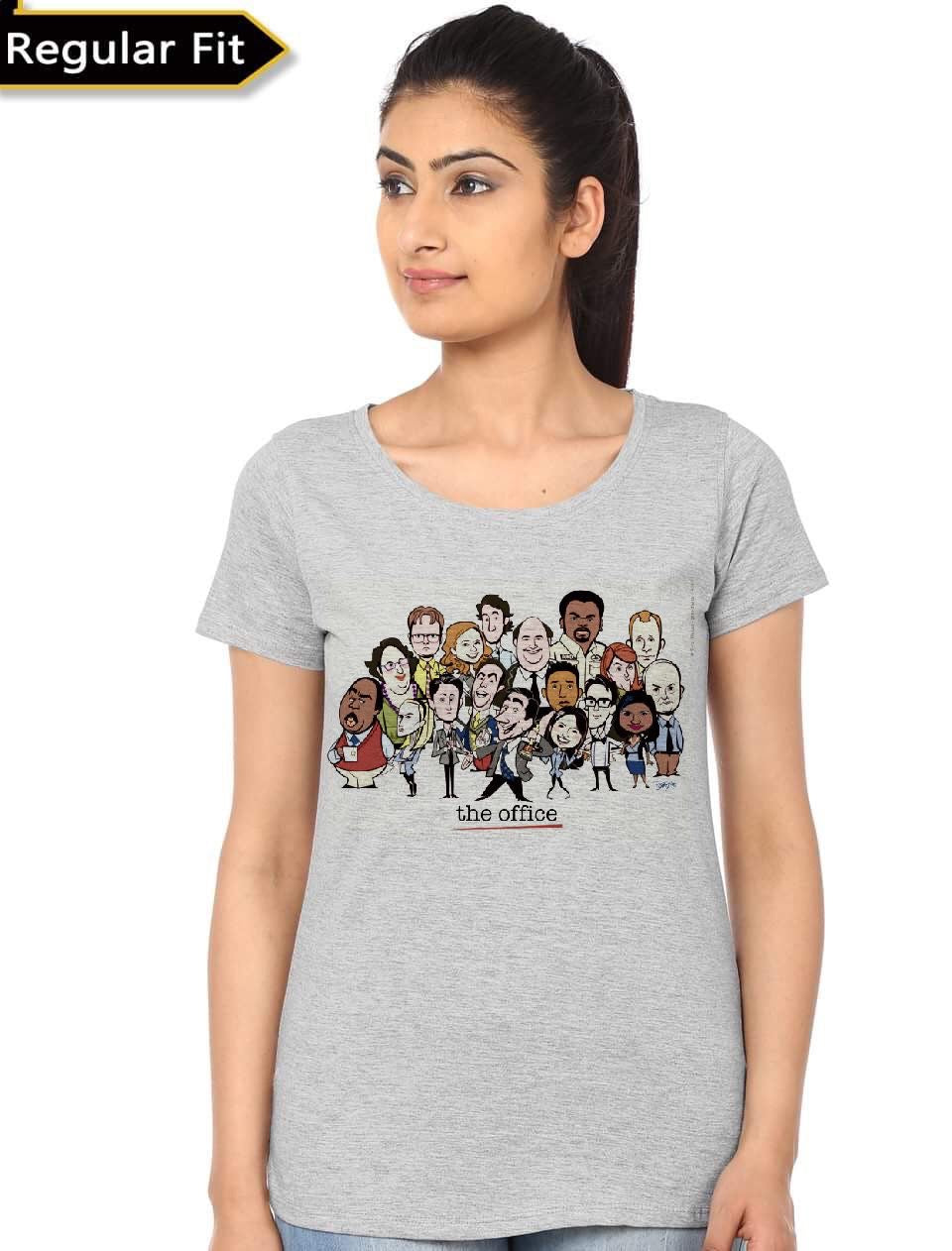 The Office Grey Womenâ€™s T-Shirt Hoodie, Sweatshirt | PureTeeCo.com