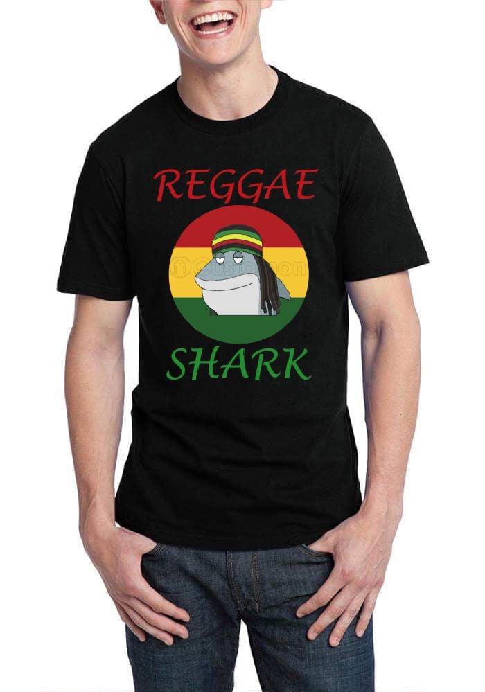 Reggae Shark T-Shirt Hoodie, Sweatshirt | PureTeeCo.com