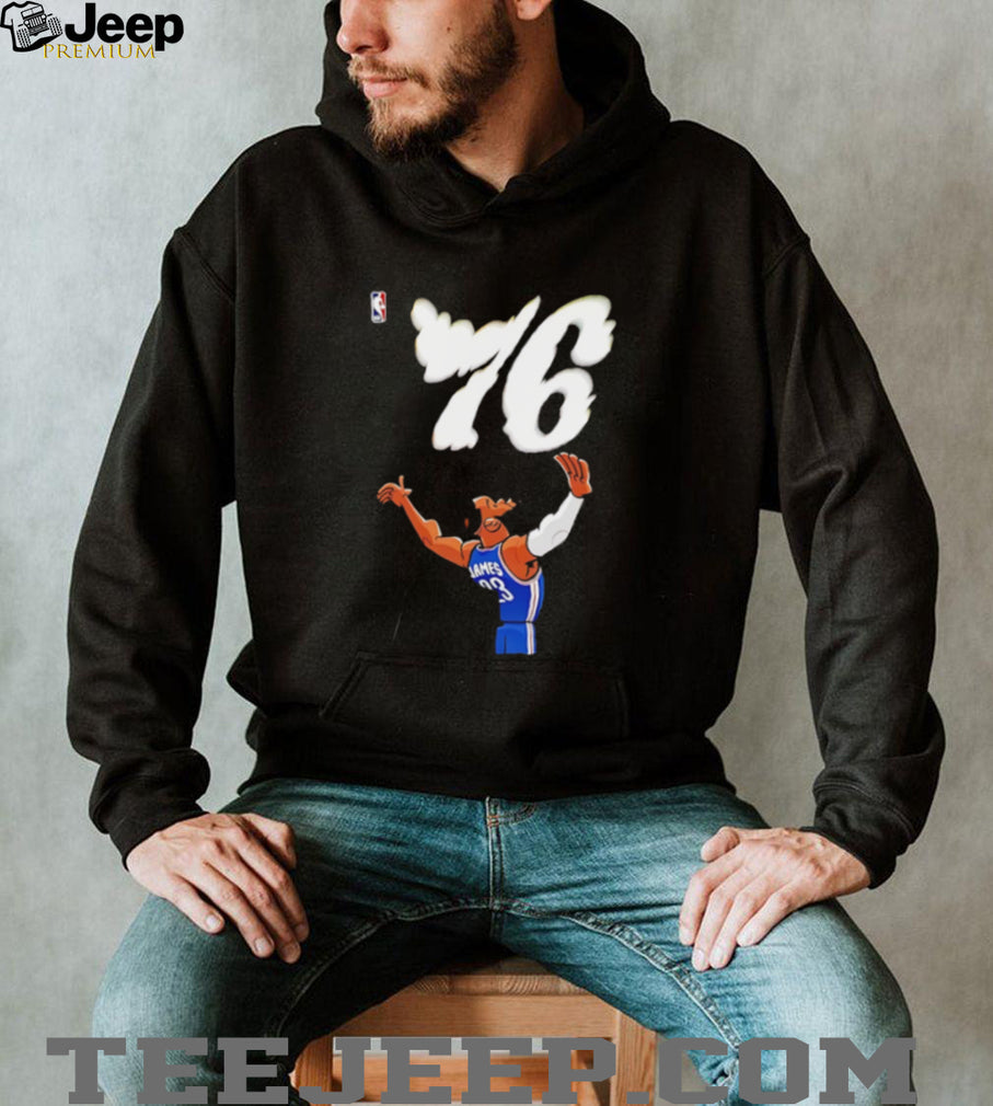 LeBron James 76ers NBA Cartoon Jersey basketball shirt
