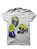 Moto GP White Half Sleeve T-Shirt Style004 Hoodie, Sweatshirt | PureTeeCo.com