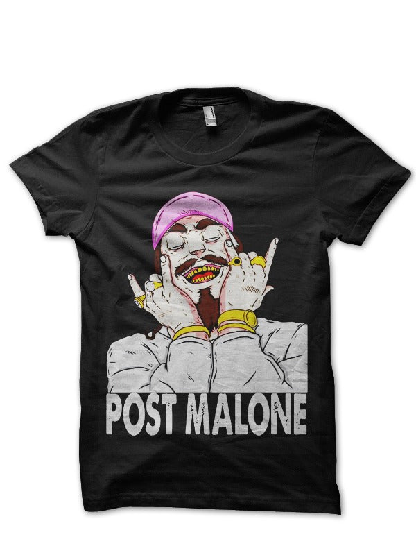 Post Malone Black Half Sleeve T-Shirt Style004 Hoodie, Sweatshirt | PureTeeCo.com