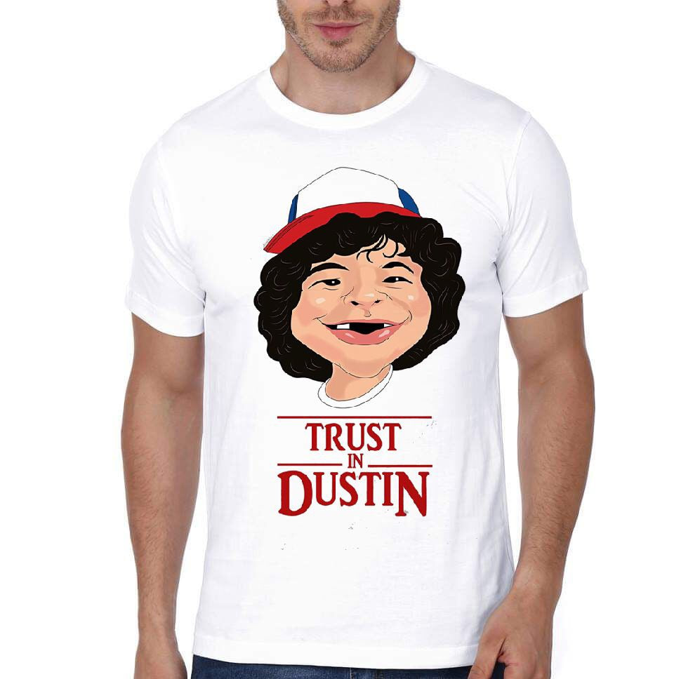 Trust In Dustin White T-Shirt Hoodie, Sweatshirt | PureTeeCo.com