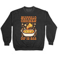 Chicken Buffalo Dip Is Bae Crewneck Sweatshirt T-Shirts, Hoodie | PureTeeCo.com (Image 1)