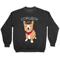 Corgboy Cowboy Corgi Crewneck Sweatshirt T-Shirts, Hoodie | PureTeeCo.com (Image 1)