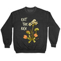 Eat The Rich Venus Fly Trap Crewneck Sweatshirt T-Shirts, Hoodie | PureTeeCo.com (Image 1)