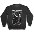 Grim Reapurr Cat Crewneck Sweatshirt T-Shirts, Hoodie | PureTeeCo.com (Image 1)