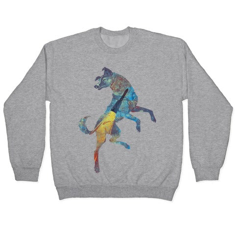 Astronaut Dog Laika Crewneck Sweatshirt T-Shirts, Hoodie | PureTeeCo.com (Image 2)