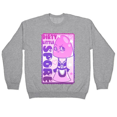 Dirty Little Spore Crewneck Sweatshirt T-Shirts, Hoodie | PureTeeCo.com (Image 2)