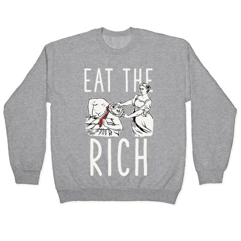Eat The Rich Judith Beheading Holofernes Crewneck Sweatshirt T-Shirts, Hoodie | PureTeeCo.com (Image 2)