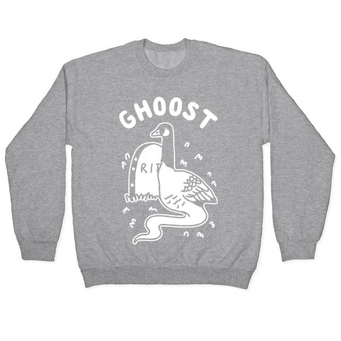 Ghoost Crewneck Sweatshirt T-Shirts, Hoodie | PureTeeCo.com (Image 2)