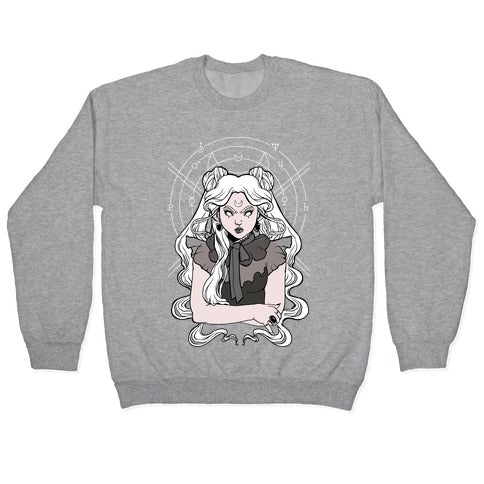 Goth Usagi (Sailor Moon Parody) Crewneck Sweatshirt T-Shirts, Hoodie | PureTeeCo.com (Image 2)
