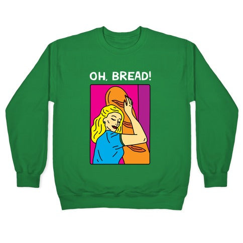 A Bread Love Story Comic Crewneck Sweatshirt T-Shirts, Hoodie | PureTeeCo.com (Image 3)