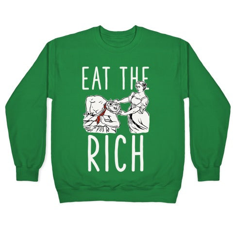 Eat The Rich Judith Beheading Holofernes Crewneck Sweatshirt T-Shirts, Hoodie | PureTeeCo.com (Image 3)
